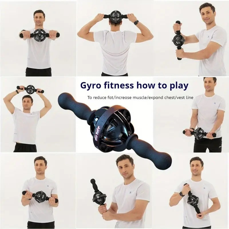 Black Gyro Fitness Trainer for Home Workouts