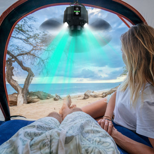3-in-1 LED Fan: Light, Power Bank & Quiet Breeze