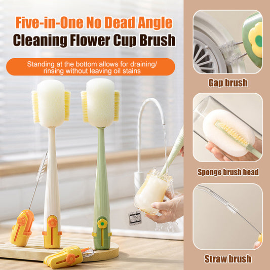 5-in-1 Multipurpose Cup & Bottle Cleaning Brush