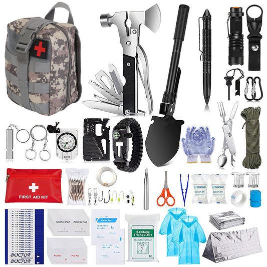 125-Piece Tactical Survival & First Aid Kit